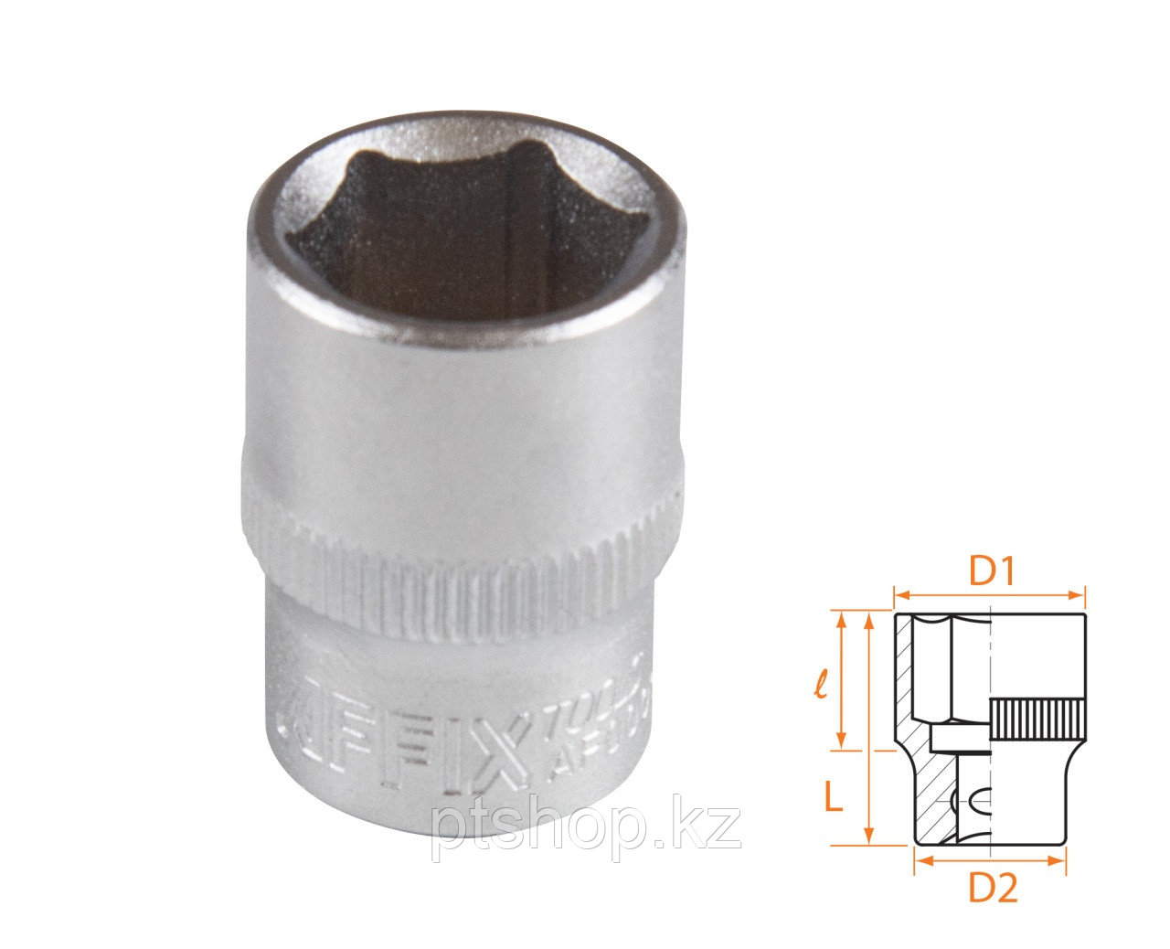AFFIX Головка торцевая стандартная шестигранная 3/8", 14 мм AFFIX AF00030014