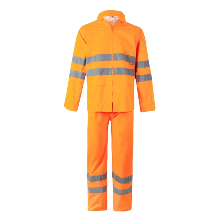 Мужской дождевой костюм HV Оранжевый, XL - фото 1 - id-p112693470