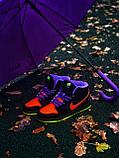 Кеды Nike SB Dunk чер оранж зим 2215-14, фото 2