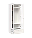 Шкаф СИРИУС комбинированный 2 двери 1 ящик и 2 зеркала, 78х59х220 см, белый, фото 2