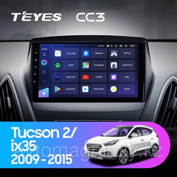 Автомагнитола Teyes CC3 4GB/32GB для Hyundai Tucson 2010-2015