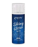 Спрей для волос и тела с блестками «Shiny Glitter Spray» (серебро), 120 мл