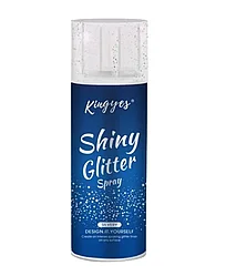 Спрей для волос и тела с блестками «Shiny Glitter Spray» (серебро), 120 мл