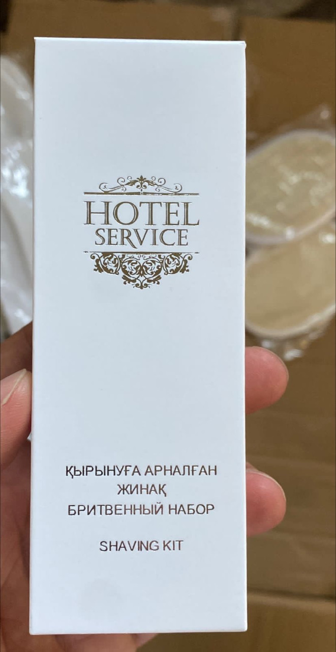Бритвенный набор Hotel Service в бумажной коробке - фото 1 - id-p112062396