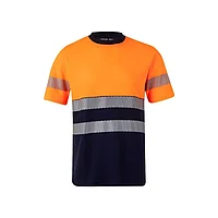 Мужская футболка RS SS хлопковая Синий/Оранжевый
