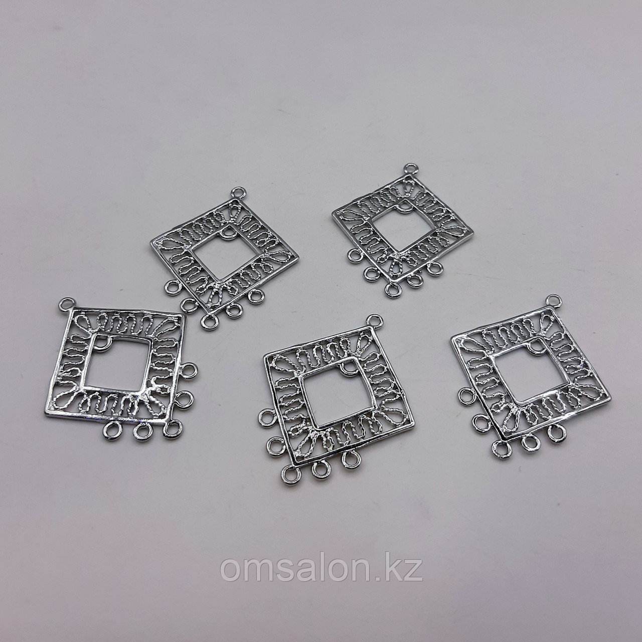 Коннектор или основа под серьги, 23х28мм, фото 1