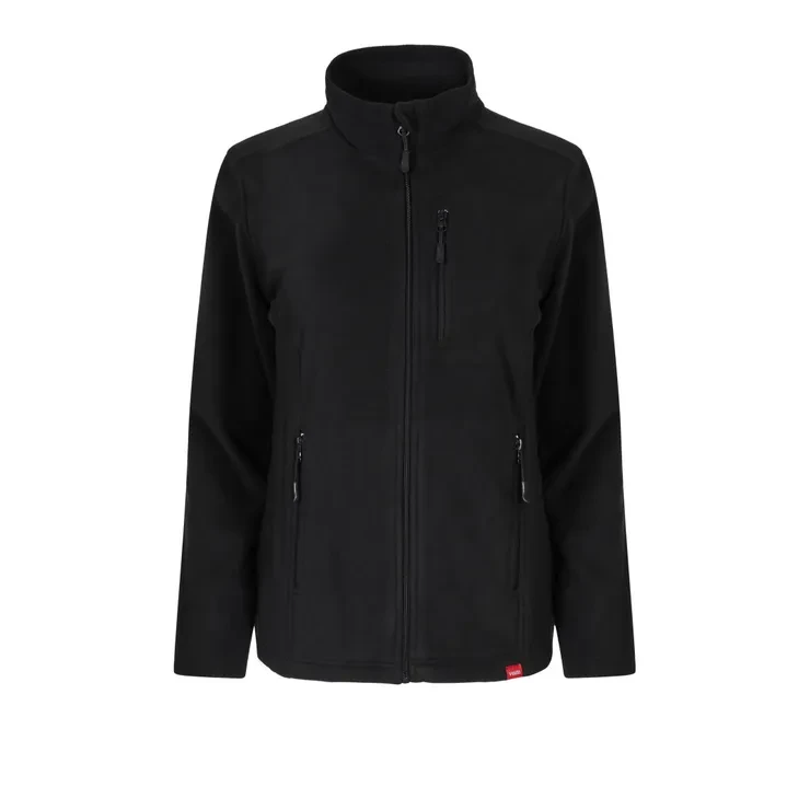 Женская куртка флисовая черный - фото 1 - id-p112694297