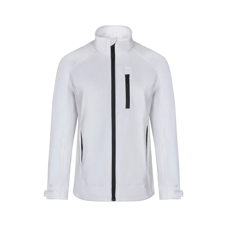 Женская куртка софтшелл белый - фото 1 - id-p112694352
