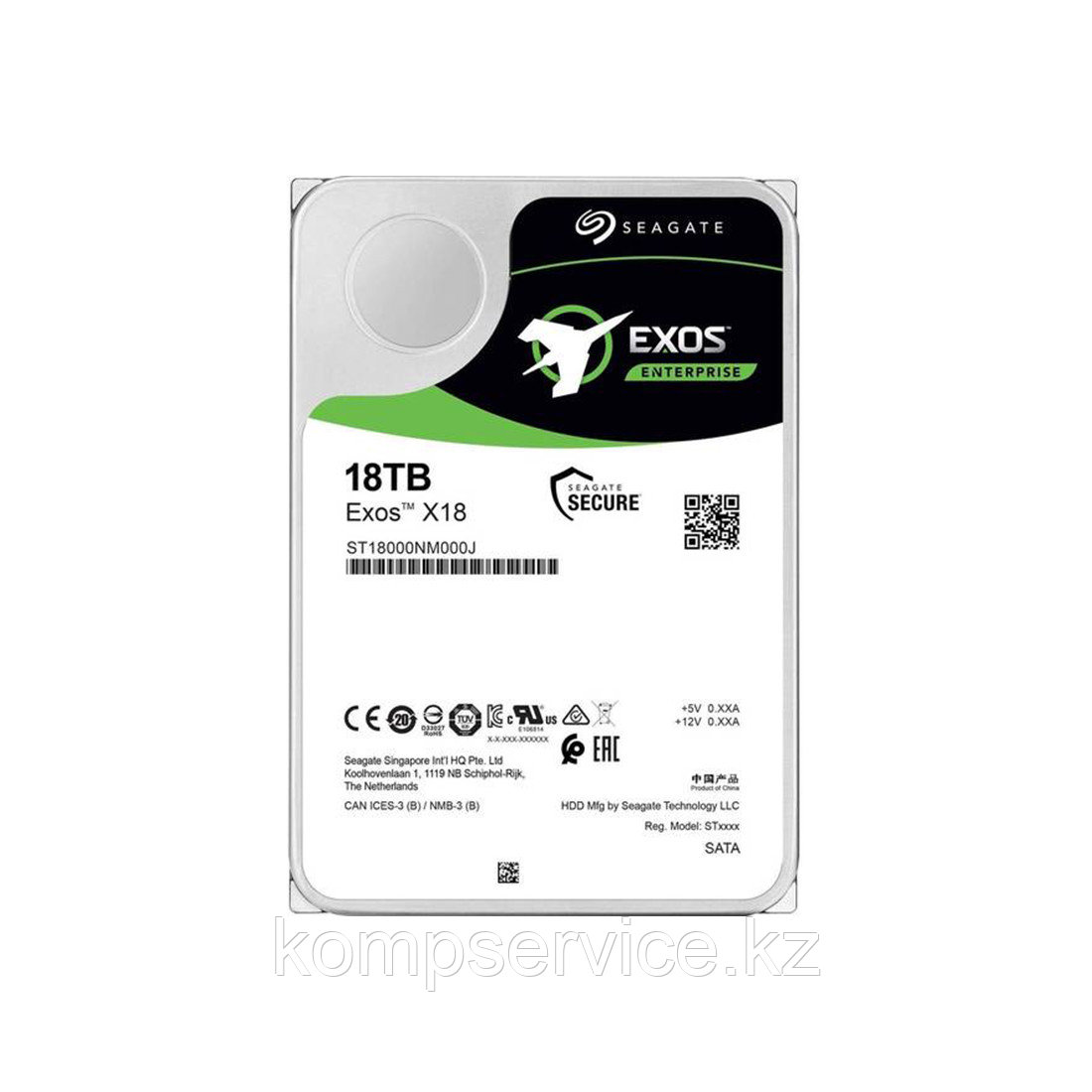 Жесткий диск Seagate Exos X20 ST20000NM007D 20TB SATA - фото 1 - id-p112695165