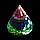 Сувенир кристалл пирамида стекло радужный 40 мм, фото 9