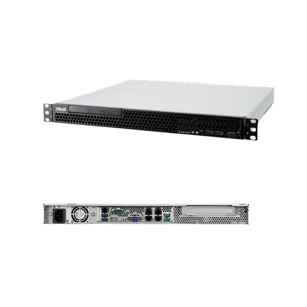 Сервер ASUS RS100-E10-PI2, Xeon E-2234, 4C/4T, 4.8GHz/RAM 16GB/2*SSD 480GB/250W 80+ Bronze