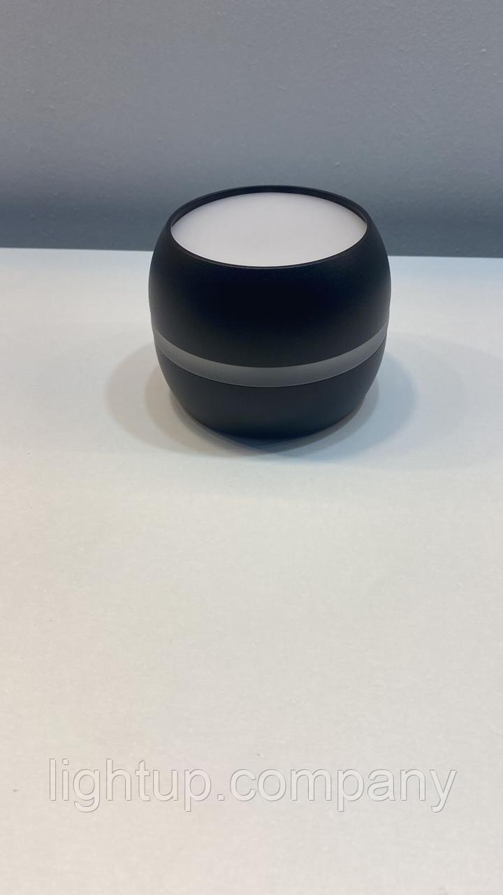 LightUPСветодиодный светильник накладной ,черный, фото 1