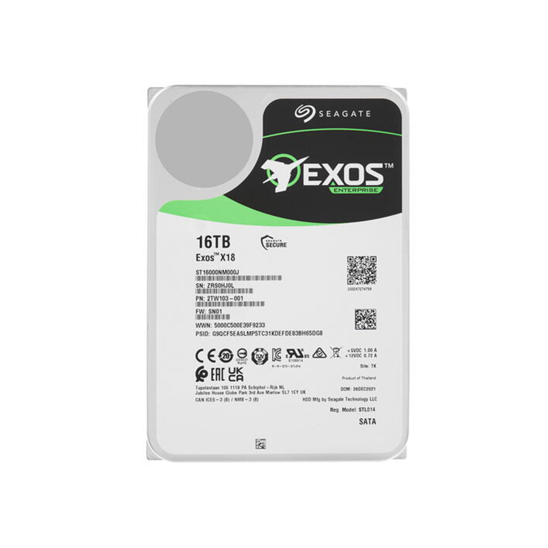 Жесткий диск Seagate Exos X18 ST16000NM000J 16TB SATA3 - фото 1 - id-p112712040