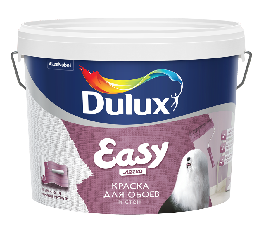 Краска Dulux Easy/Легко обновить обои BW 5 л - фото 1 - id-p112715470