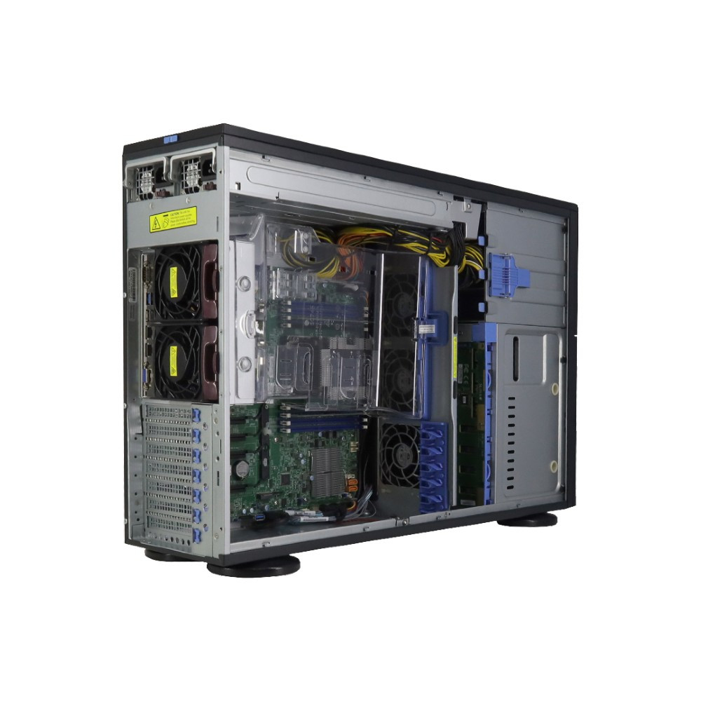 Сервер Supermicro, SYS-7049P-TR, Xeon Silver 4208 8C/16T 3.2GHz/RAM 32GB/2*SSD 1920GB/1200W 80+