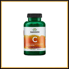 Буферизованный витамин Swanson Vitamin C, 100 капсул