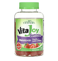 21st century vitajoy, жевательные конфеты с мелатонином, 2.5г, 120 конфет