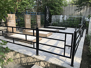 Укладка тротуарной плитке на могиле - благоустройство захоронений, фото 1