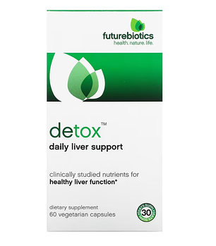 Futurebiotics, Detox, ежедневная поддержка печени, 60 вегетарианских капсул