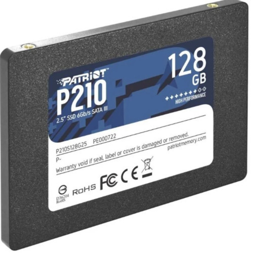 128 ГБ SSD диск Patriot P210 (P210S128G25) черный - фото 1 - id-p112718671