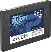 960 ГБ SSD диск Patriot Burst Elite (PBE960GS25SSDR) черный