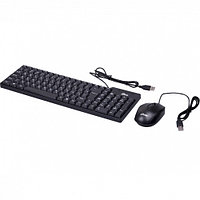 Клавиатура + мышь проводная Ritmix RKC-010 черный