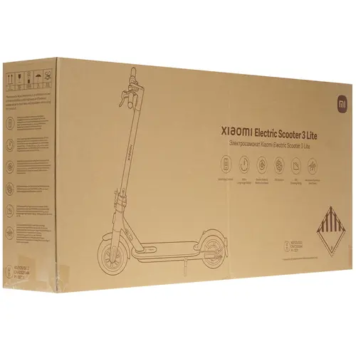 Электросамокат Xiaomi Electric Scooter 3 Lite (MJDDHBC01ZM) белый - фото 2 - id-p112717597