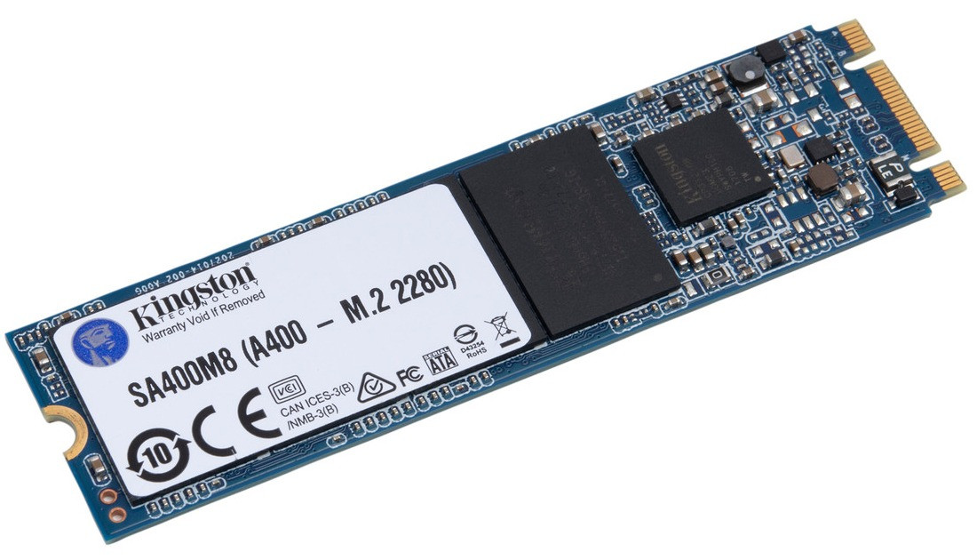 120 ГБ SSD диск Kingston A400 (SA400M8/120G) черный - фото 2 - id-p112716893