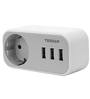 Сетевой фильтр Tessan TS-329 серый