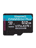 512 ГБ Карта памяти microSDXC Kingston Canvas Go! Plus без адаптера (SDCG3/512GBSP) черный