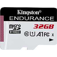 32 ГБ Карта памяти microSDHC Kingston High Endurance (SDCE/32GB) белый