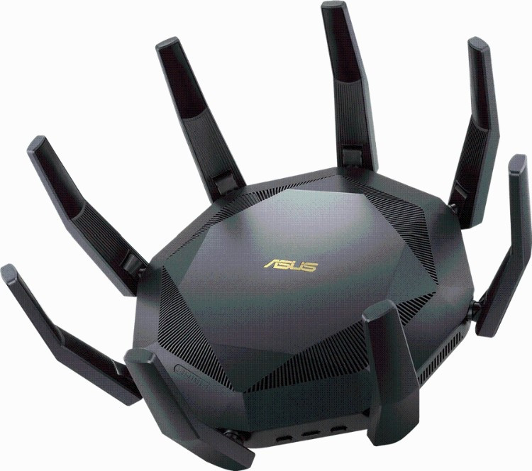 Wi-Fi роутер ASUS RT-AX89X (90IG04J1-BM3010) черный - фото 2 - id-p112716557
