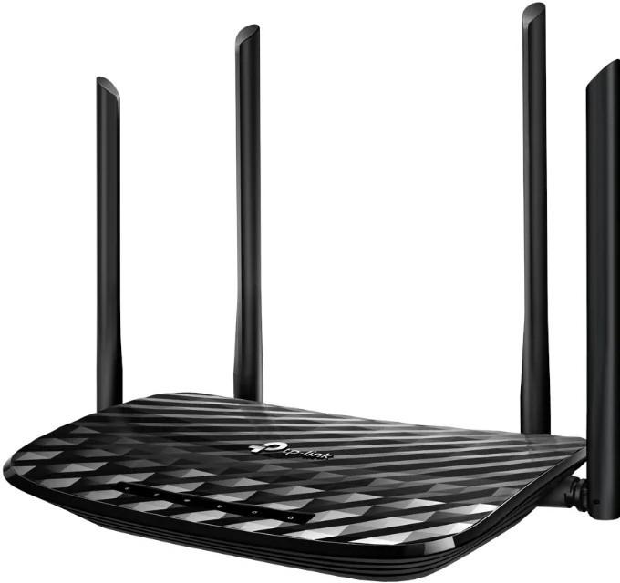 Wi-Fi роутер TP-Link Archer C6 черный - фото 1 - id-p112716589