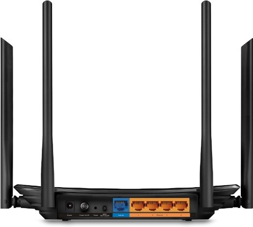 Wi-Fi роутер TP-Link Archer C6 черный - фото 3 - id-p112716589