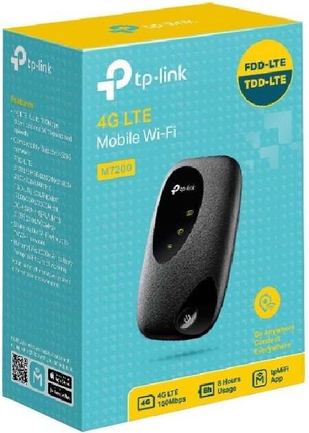Wi-Fi роутер TP-Link M7200 черный - фото 5 - id-p112716611