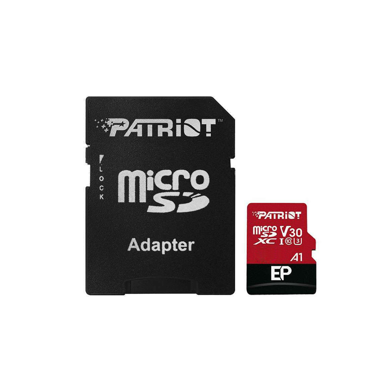 64 ГБ Карта памяти Patriot EP microSDXC (PEF64GEP31MCX) + адаптер черный - фото 1 - id-p112716680