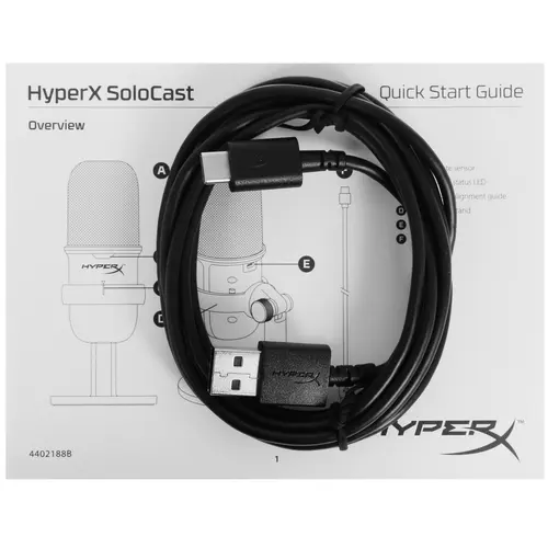 Микрофон HyperX SoloCast (4P5P8AA) черный - фото 3 - id-p112718062