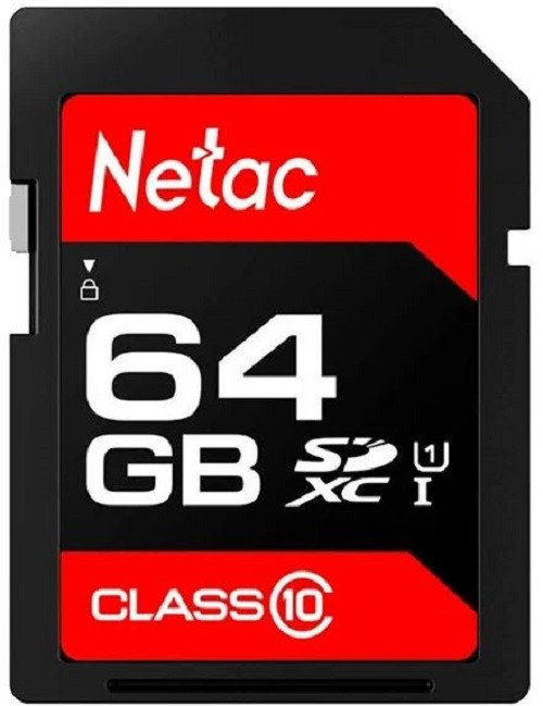 64 ГБ Карта памяти Netac P600 SDXC (NT02P600STN-064G-R) черный - фото 1 - id-p112720710