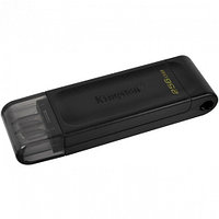 256 ГБ Kingston DT70 (DT70/256GB) USB флэш-дискісі қара