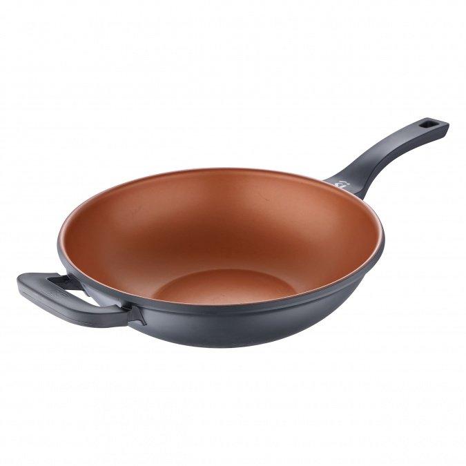 Сковорода Bergner WOK Bronze SG (SG-6615) бронзовый 32 см - фото 1 - id-p112718478