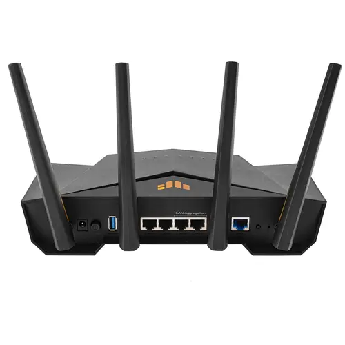 Wi-Fi роутер ASUS TUF Gaming AX3000 (90IG0790-MO3B00) черный - фото 3 - id-p112719989