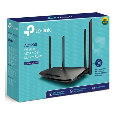 Wi-Fi роутер TP-LINK Archer VR300 черный - фото 2 - id-p112718506