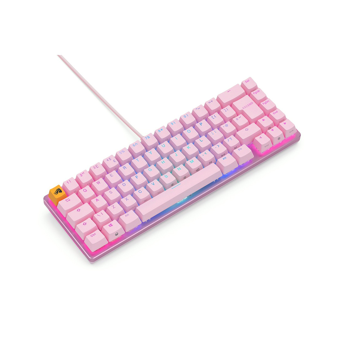 Клавиатура Glorious GMMK2 Compact Pink (GLO-GMMK2-65-FOX-P) - фото 2 - id-p112713387