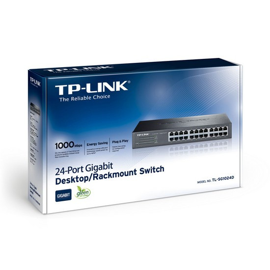 Коммутатор TP-Link TL-SG1024D - фото 3 - id-p112705443