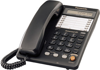 Panasonic Телефон проводной KX-TS2365RUB (чёрный)
