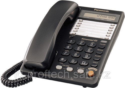 Panasonic Телефон проводной KX-TS2365RUB (чёрный) - фото 1 - id-p112721868