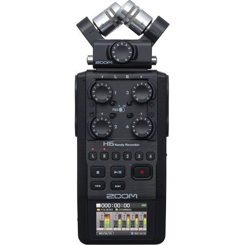 Аудио рекордер Zoom H6 (All Black 6) шести канальный - фото 1 - id-p112721972