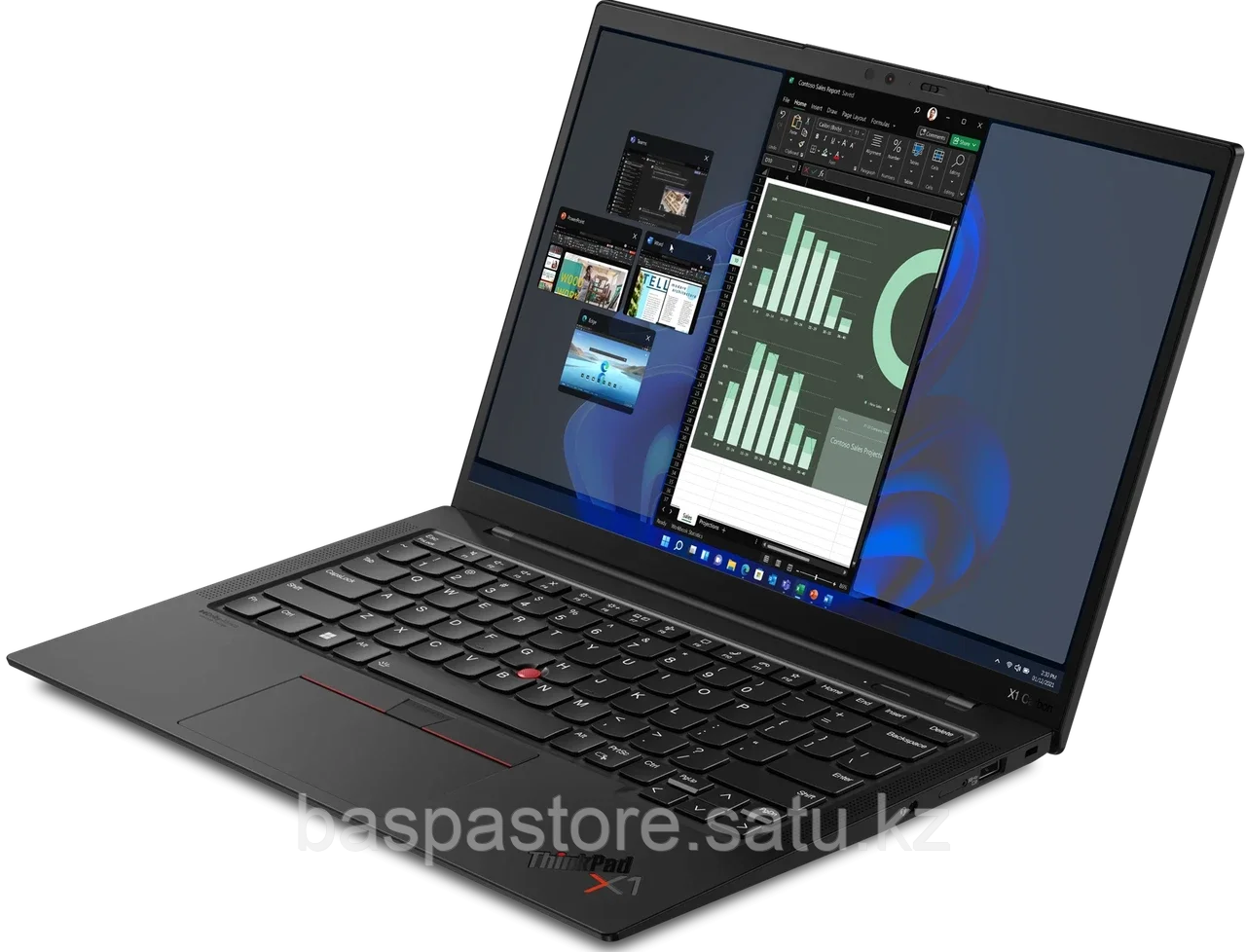 Ноутбук Lenovo Thinkpad X1 Carbon 14,0'wuxga/Core i5-1235u/16gb/256gb/Win11 pro (21CB006BRT) - фото 1 - id-p112722190