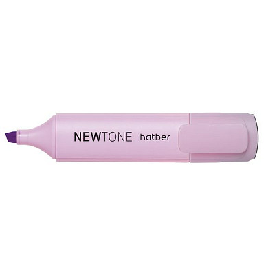 Текстовыделитель "Hatber NewTone Pastel", 1-5мм, скошенный наконечник, водная основа, сиреневый, фото 1