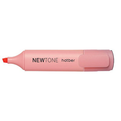 Текстовыделитель "Hatber NewTone Pastel", 1-5мм, скошенный наконечник, водная основа, розовый - фото 1 - id-p112722226